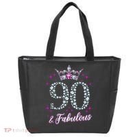 90 And Fabulous 1929 90Th Birthday Tote Bag thumb 0