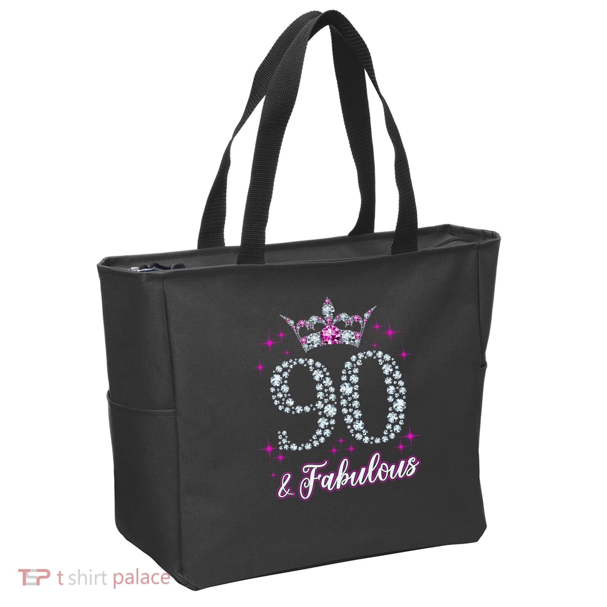 90 And Fabulous 1929 90Th Birthday Tote Bag