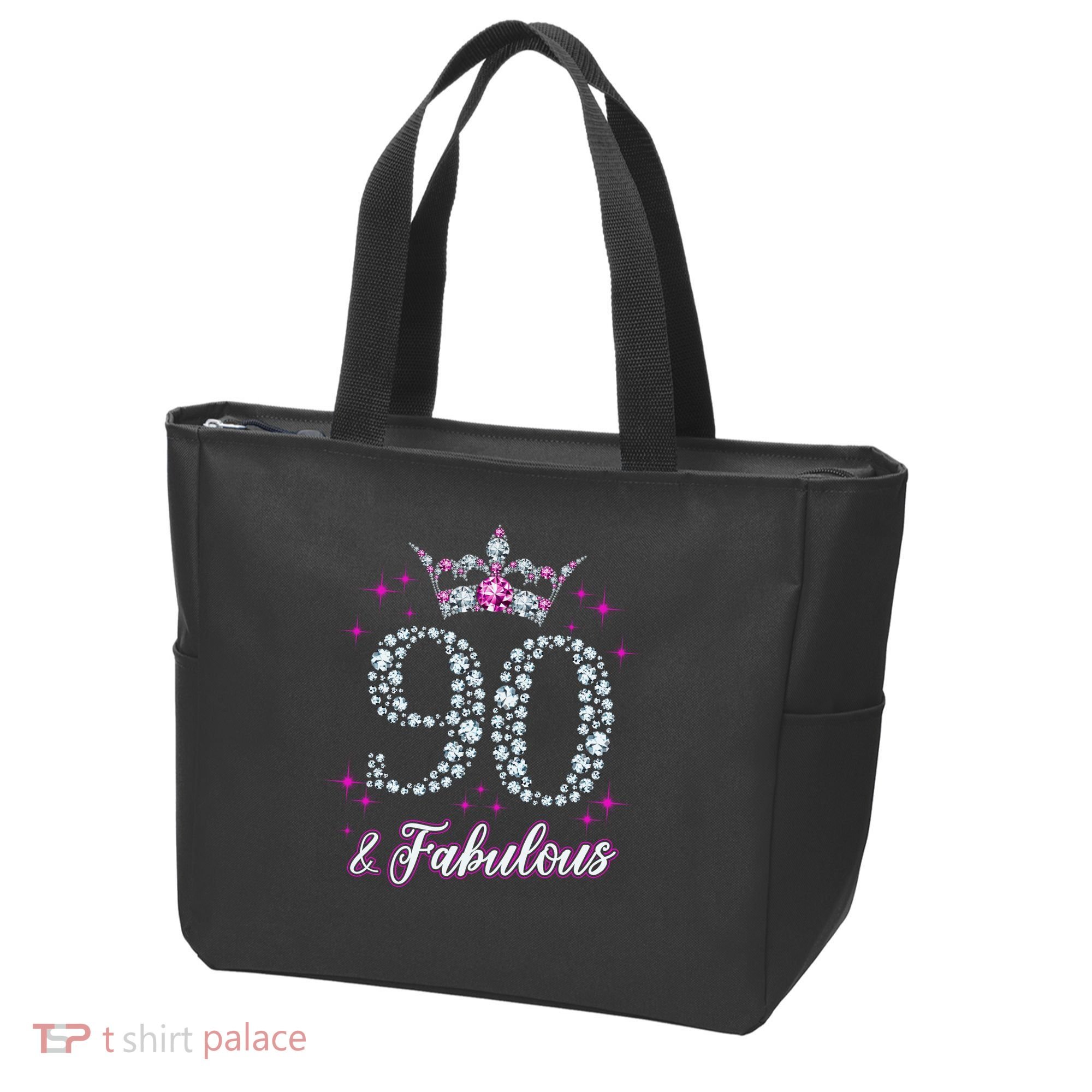 90 And Fabulous 1929 90Th Birthday Tote Bag