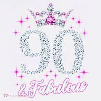 90 And Fabulous 1929 90Th Birthday Garment-Dyed Sweatshirt thumb 2