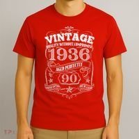 90th Birthday 1936 Vintage Quality Without Compromise  T-Shirt thumb 3