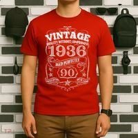 90th Birthday 1936 Vintage Quality Without Compromise  T-Shirt thumb 6