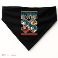 90th Birthday 1936 Established Nineteen 36 USA-Made Doggie Bandana thumb 0