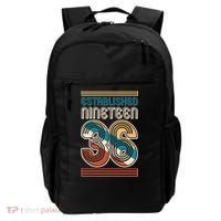 90th Birthday 1936 Established Nineteen 36 Backpack thumb 0