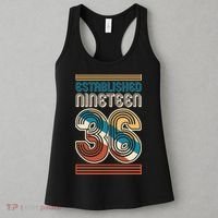 90th Birthday 1936 Established Nineteen 36 Women's Tank Top thumb 3