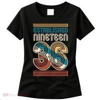90th Birthday 1936 Established Nineteen 36 Women's T-Shirt thumb 0