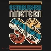90th Birthday 1936 Established Nineteen 36 Women's T-Shirt thumb 6