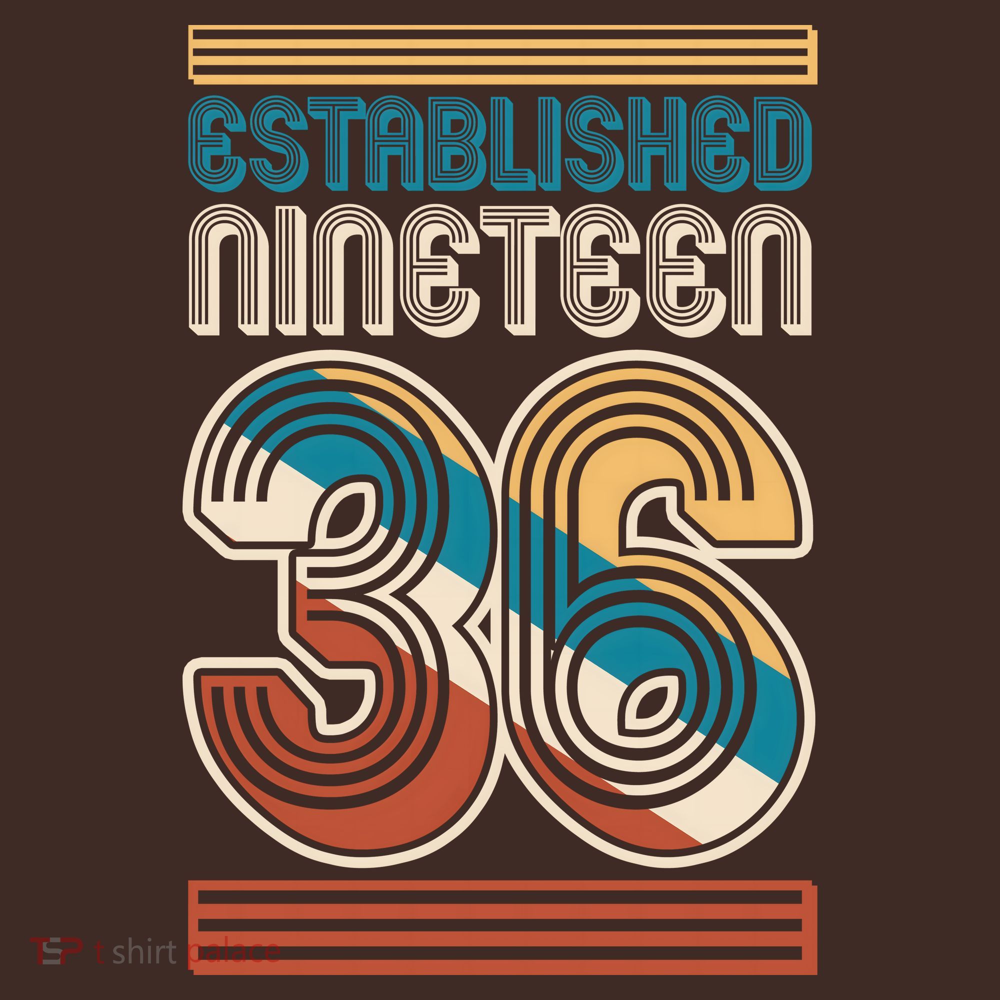 90th Birthday 1936 Established Nineteen 36 Apron