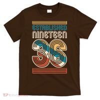 90th Birthday 1936 Established Nineteen 36 T-Shirt thumb 0