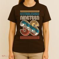 90th Birthday 1936 Established Nineteen 36 T-Shirt thumb 4