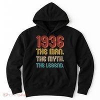 90th Birthday 1936 The Man Myth The Legend Hoodie thumb 0