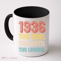 90th Birthday 1936 The Man Myth The Legend Coffee Mug thumb 0