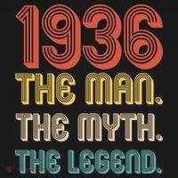 90th Birthday 1936 The Man Myth The Legend Women's Hoodie thumb 2