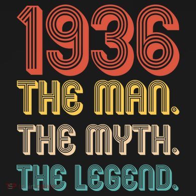 90th Birthday 1936 The Man Myth The Legend Ornament