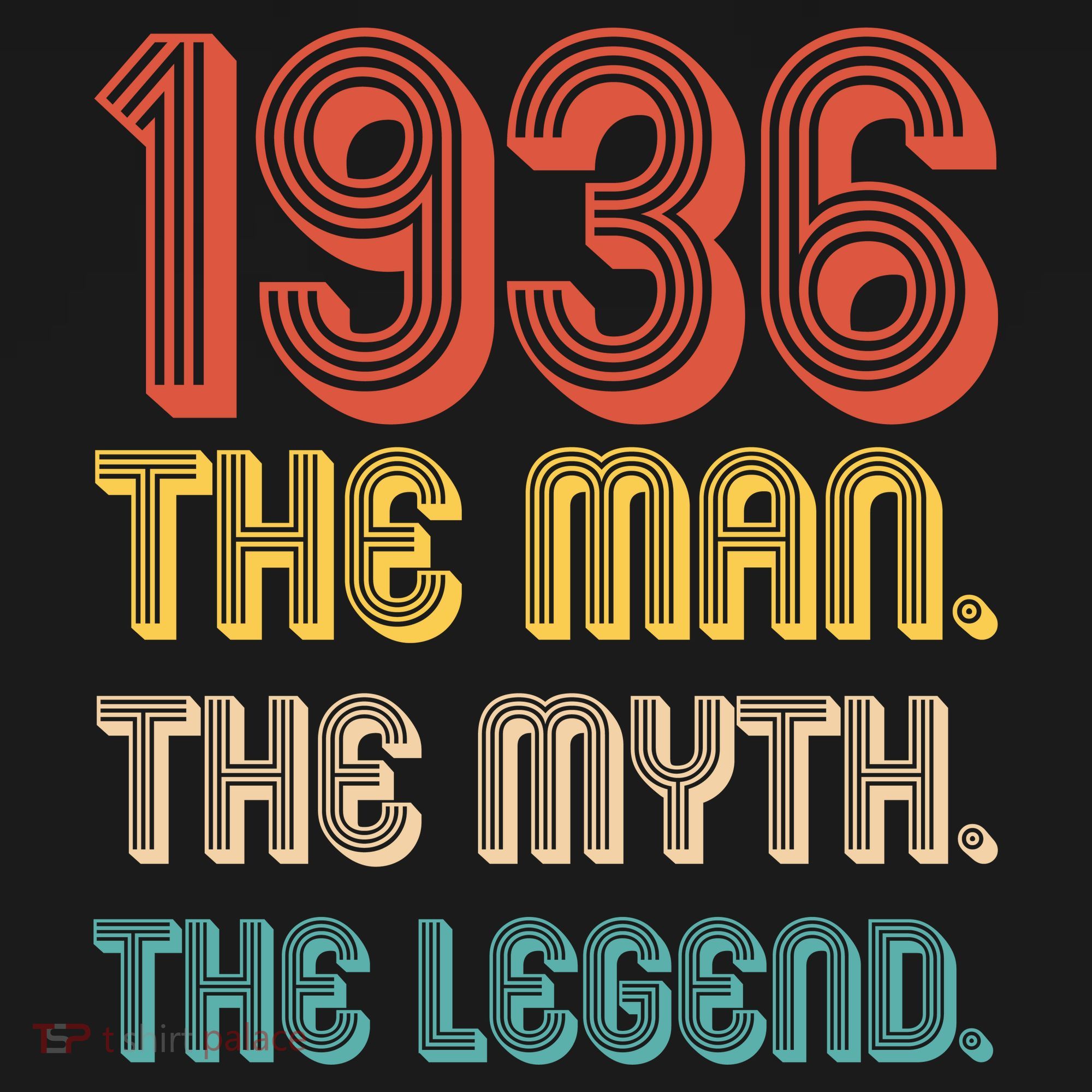 90th Birthday 1936 The Man Myth The Legend Women's Tank Top