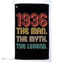 90th Birthday 1936 The Man Myth The Legend Golf Towel thumb 0