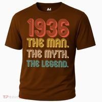 90th Birthday 1936 The Man Myth The Legend Cooling Performance Crew T-Shirt thumb 0