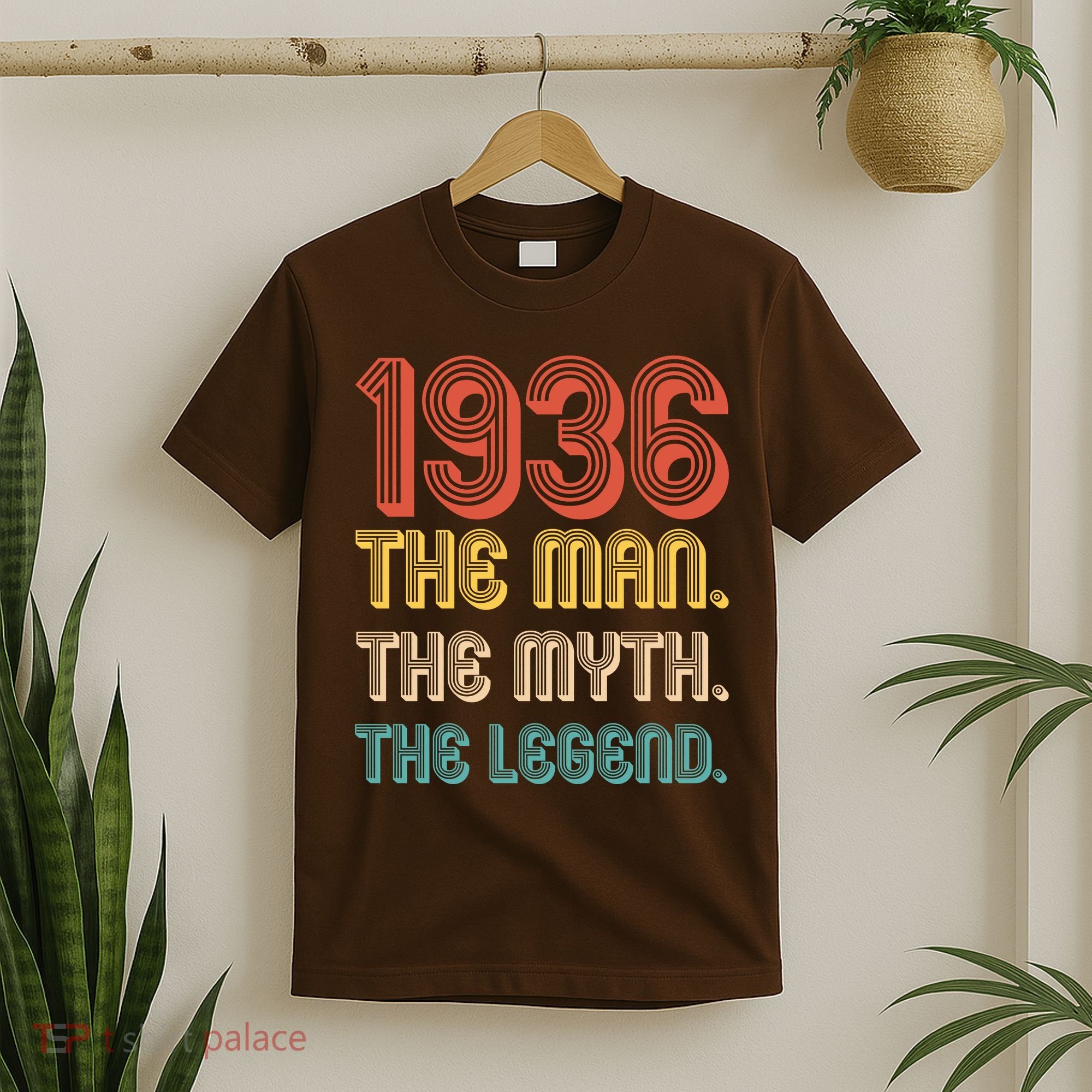 90th Birthday 1936 The Man Myth The Legend T-Shirt