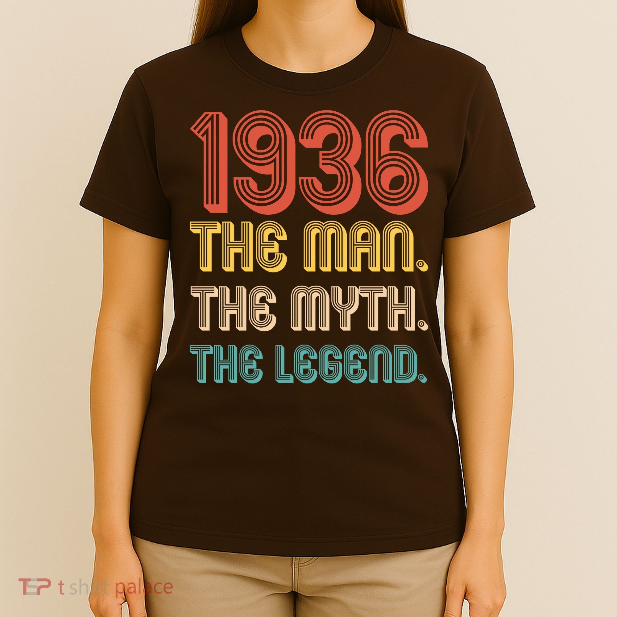 90th Birthday 1936 The Man Myth The Legend T-Shirt