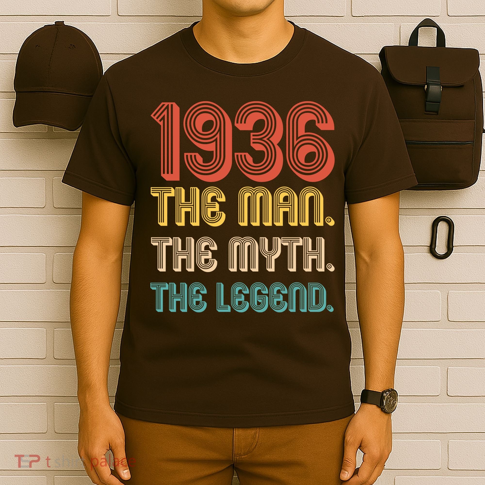 90th Birthday 1936 The Man Myth The Legend T-Shirt