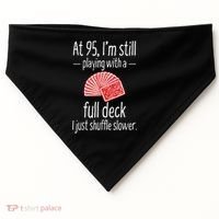 95th Birthday 95 Year Old Cards USA-Made Doggie Bandana thumb 0