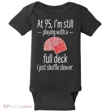 95th Birthday 95 Year Old Cards Baby Bodysuit