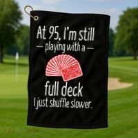 95th Birthday 95 Year Old Cards Golf Towel thumb 1