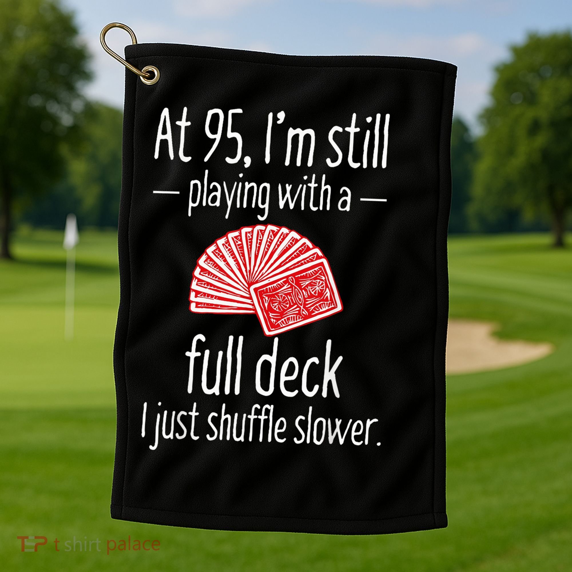 95th Birthday 95 Year Old Cards Golf Towel