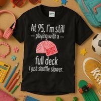 95th Birthday 95 Year Old Cards Kids T-Shirt thumb 3