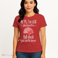 95th Birthday 95 Year Old Cards Women's T-Shirt thumb 4