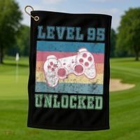 95th Birthday 95 Years Grandpa Grandma Golf Towel thumb 1