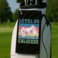 95th Birthday 95 Years Grandpa Grandma Golf Towel thumb 2