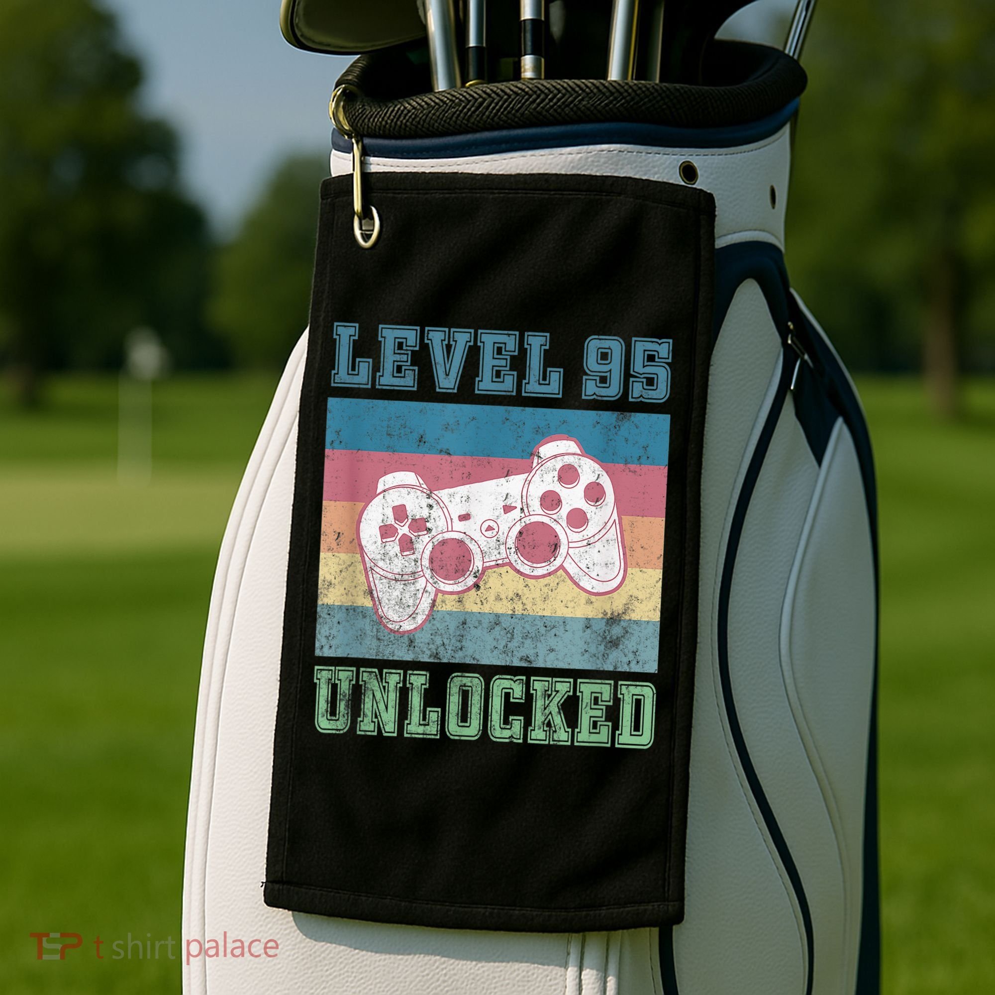 95th Birthday 95 Years Grandpa Grandma Golf Towel