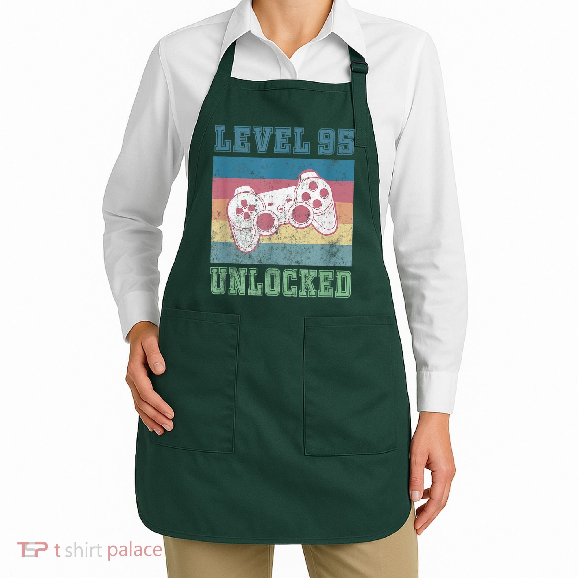 95th Birthday 95 Years Grandpa Grandma Apron