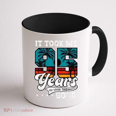 95th Birthday 95 Years Old Bday Coffee Mug back