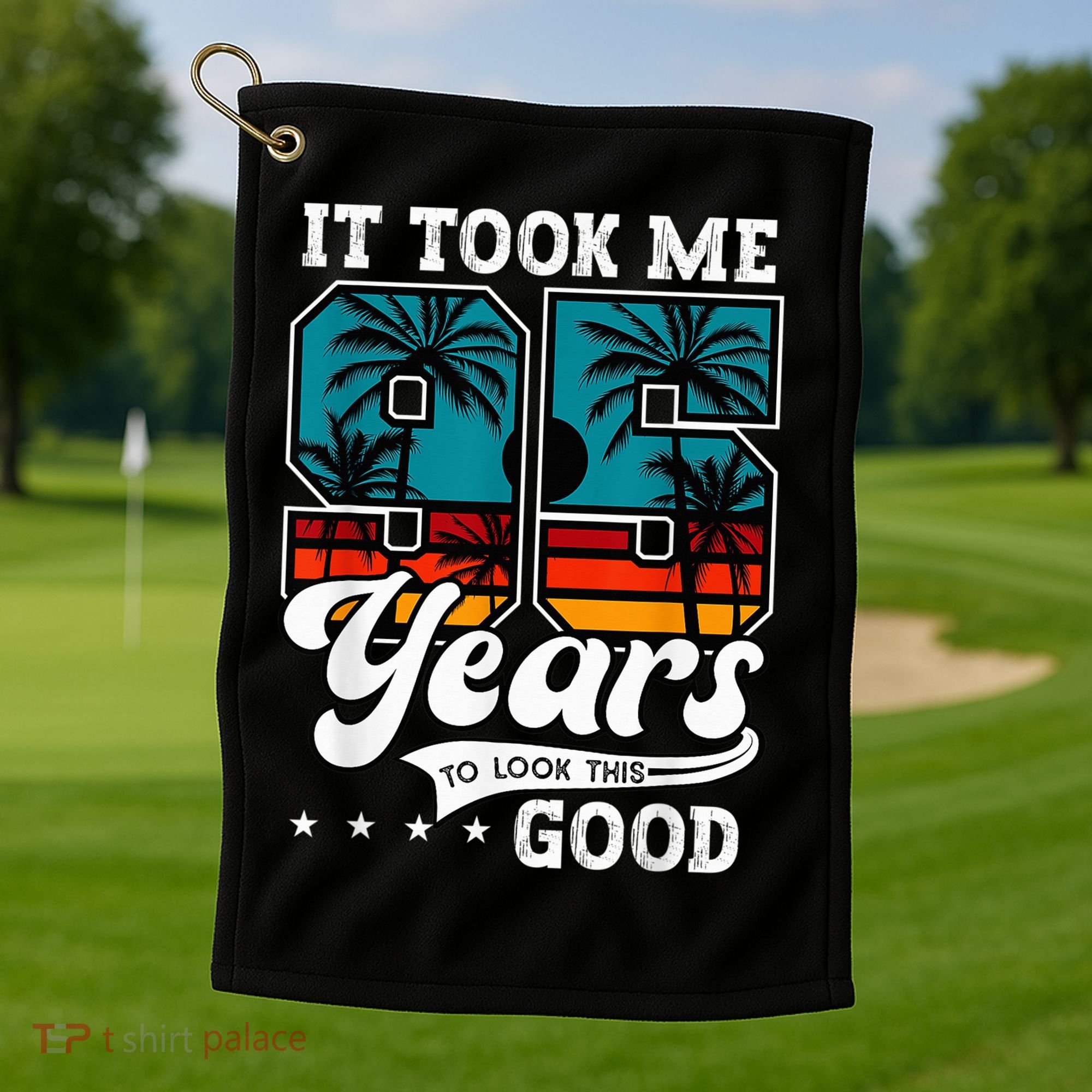 95th Birthday 95 Years Old Bday Golf Towel