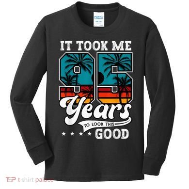 95th Birthday 95 Years Old Bday Kids Long Sleeve Shirt