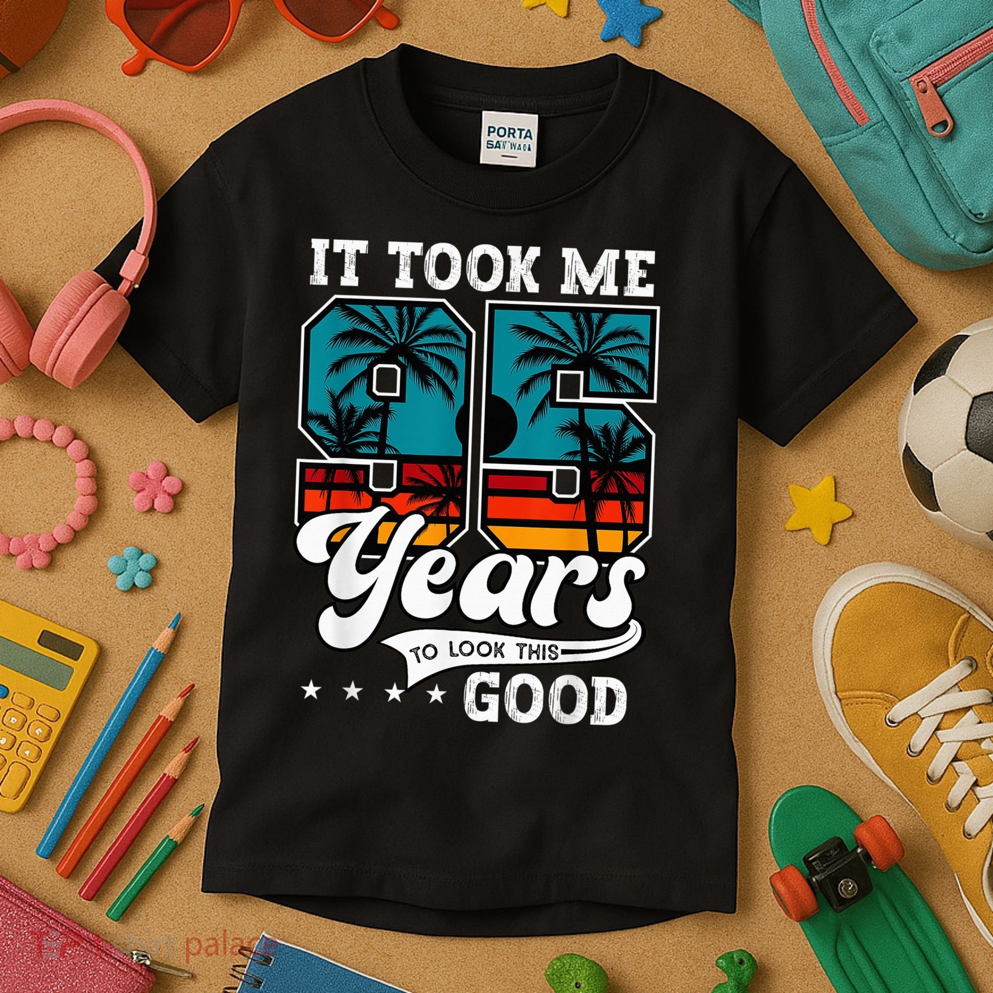 95th Birthday 95 Years Old Bday Kids T-Shirt