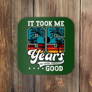 95th Birthday 95 Years Old Bday Coaster