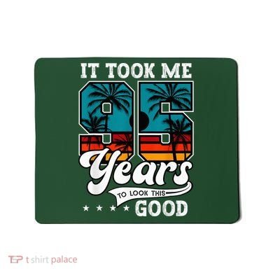 95th Birthday 95 Years Old Bday Mousepad