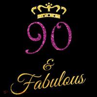 90th Birthday 90 Year Old Grandma Women's Hoodie thumb 2