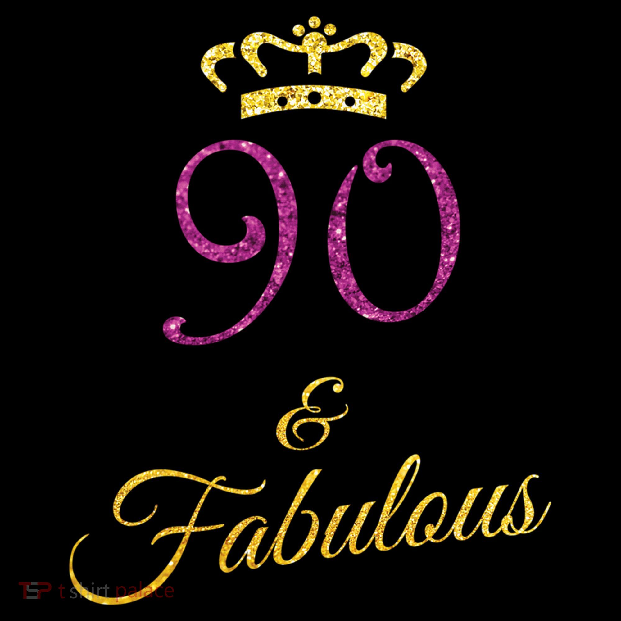 90th Birthday 90 Year Old Grandma Women's Hoodie