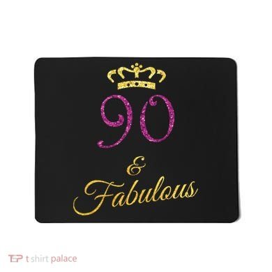 90th Birthday 90 Year Old Grandma Mousepad