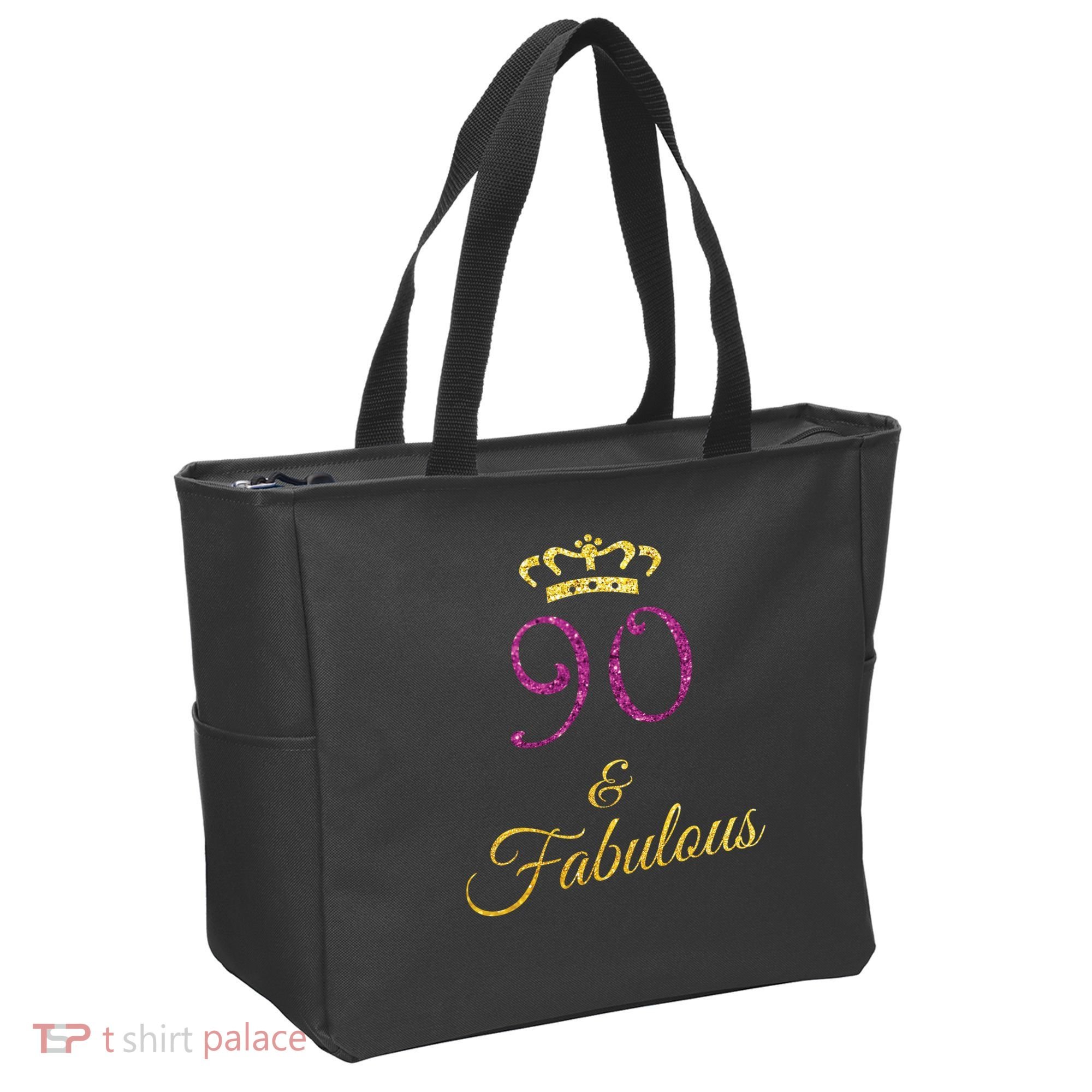 90th Birthday 90 Year Old Grandma Tote Bag