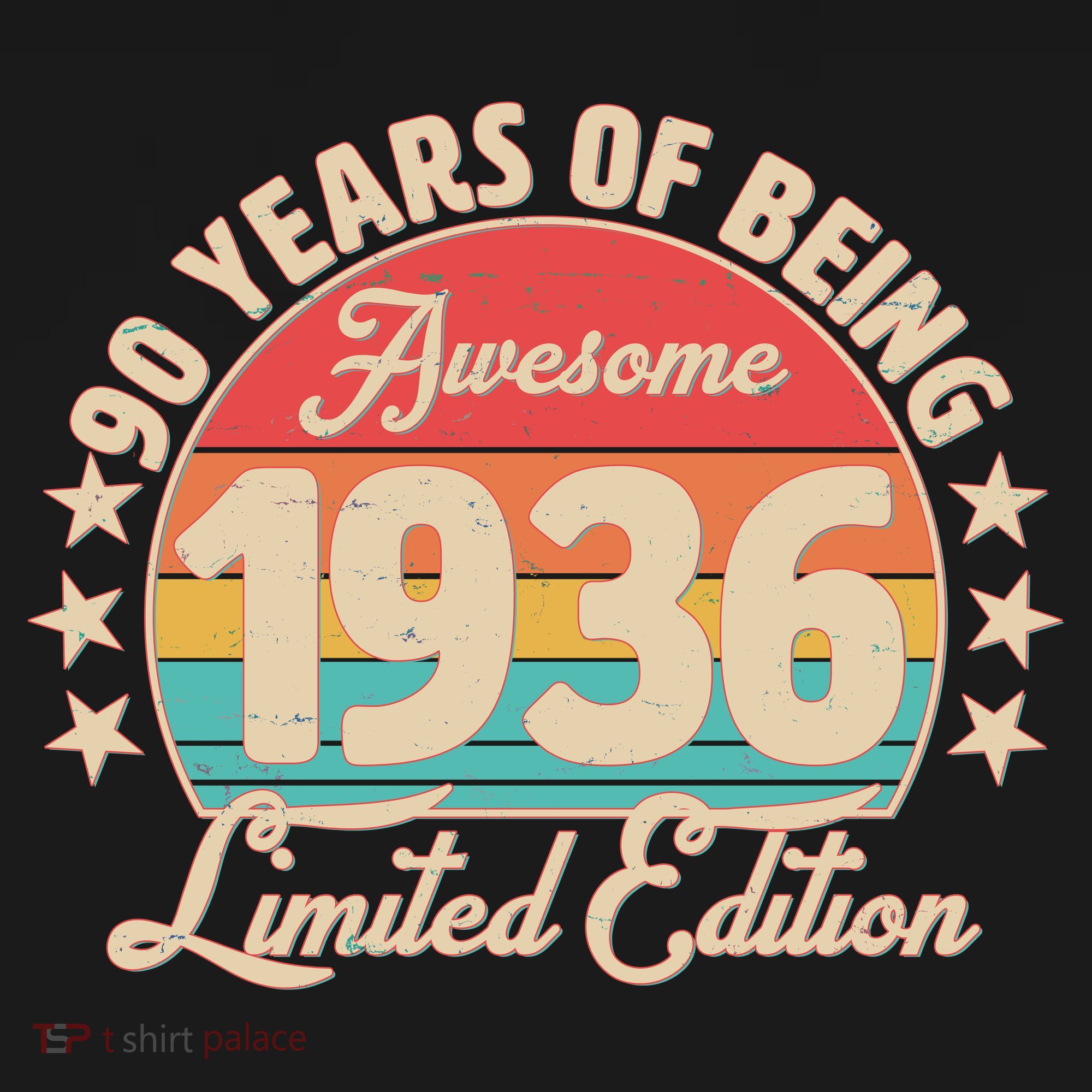 90th Birthday 90 Years Of Being Awesome 1936 Limited Edition Sweatshirt