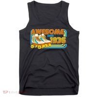 90th Birthday Awesome Since 1936 Retro Roller Skates  Tank Top thumb 0