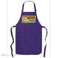 90th Birthday Awesome Since 1936 Retro Roller Skates  Apron thumb 0