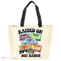 90s Boy Bands Cassette Tapes Tote Bag thumb 0