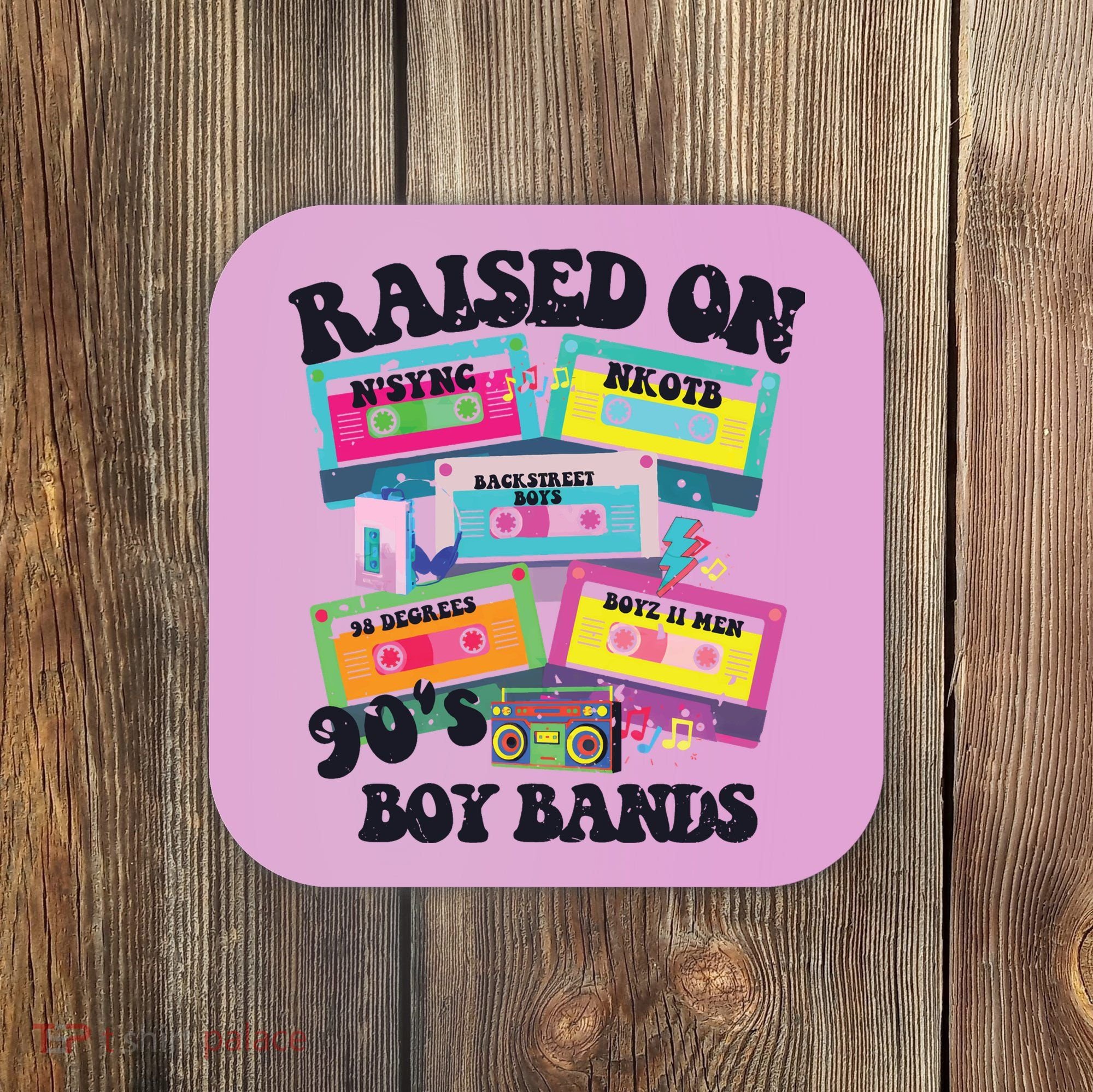 90s Boy Bands Cassette Tapes Coaster