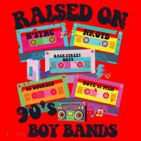 90s Boy Bands Cassette Tapes Santa Hat thumb 1